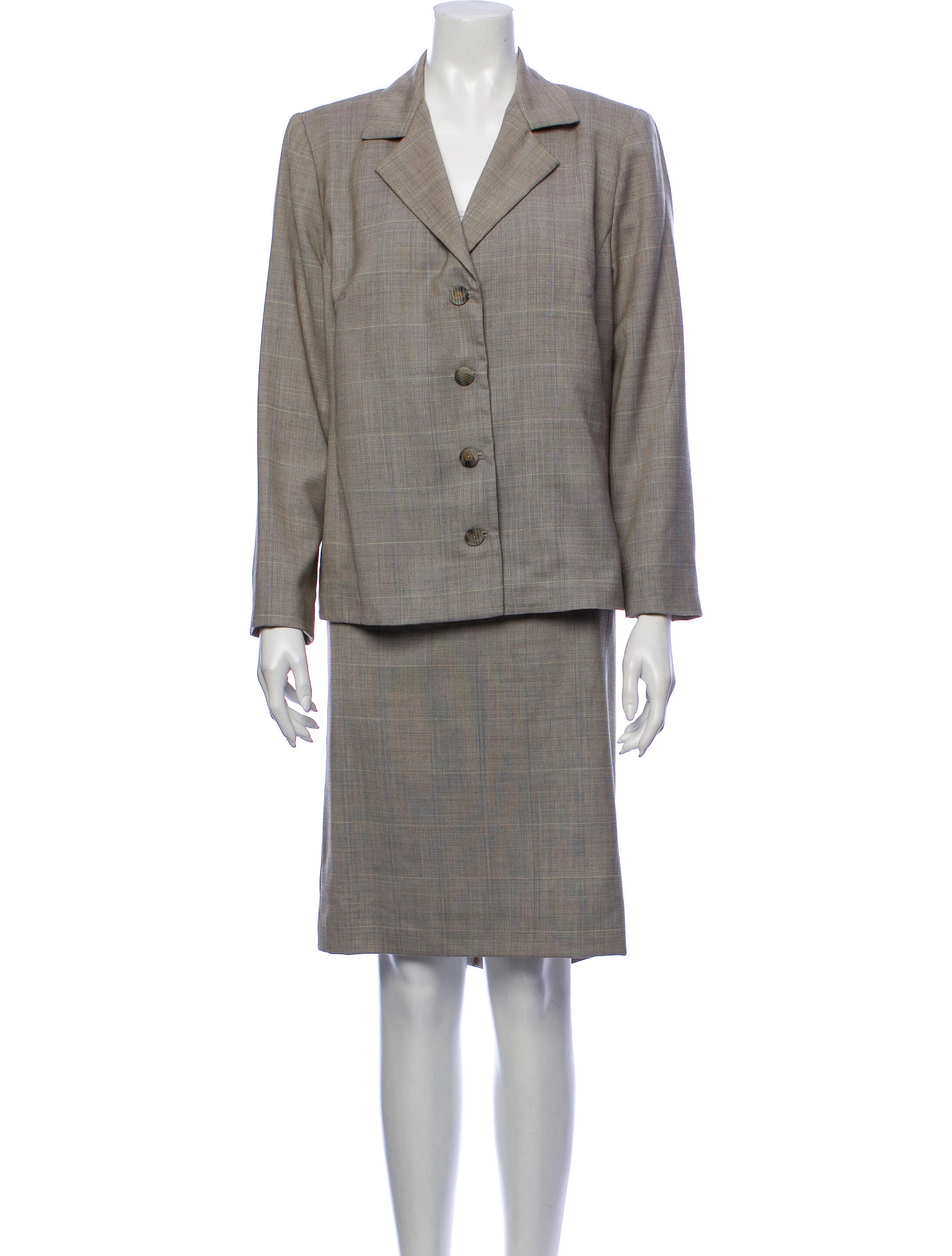 Skirt Suit Vintage 1980's Skirt Suit