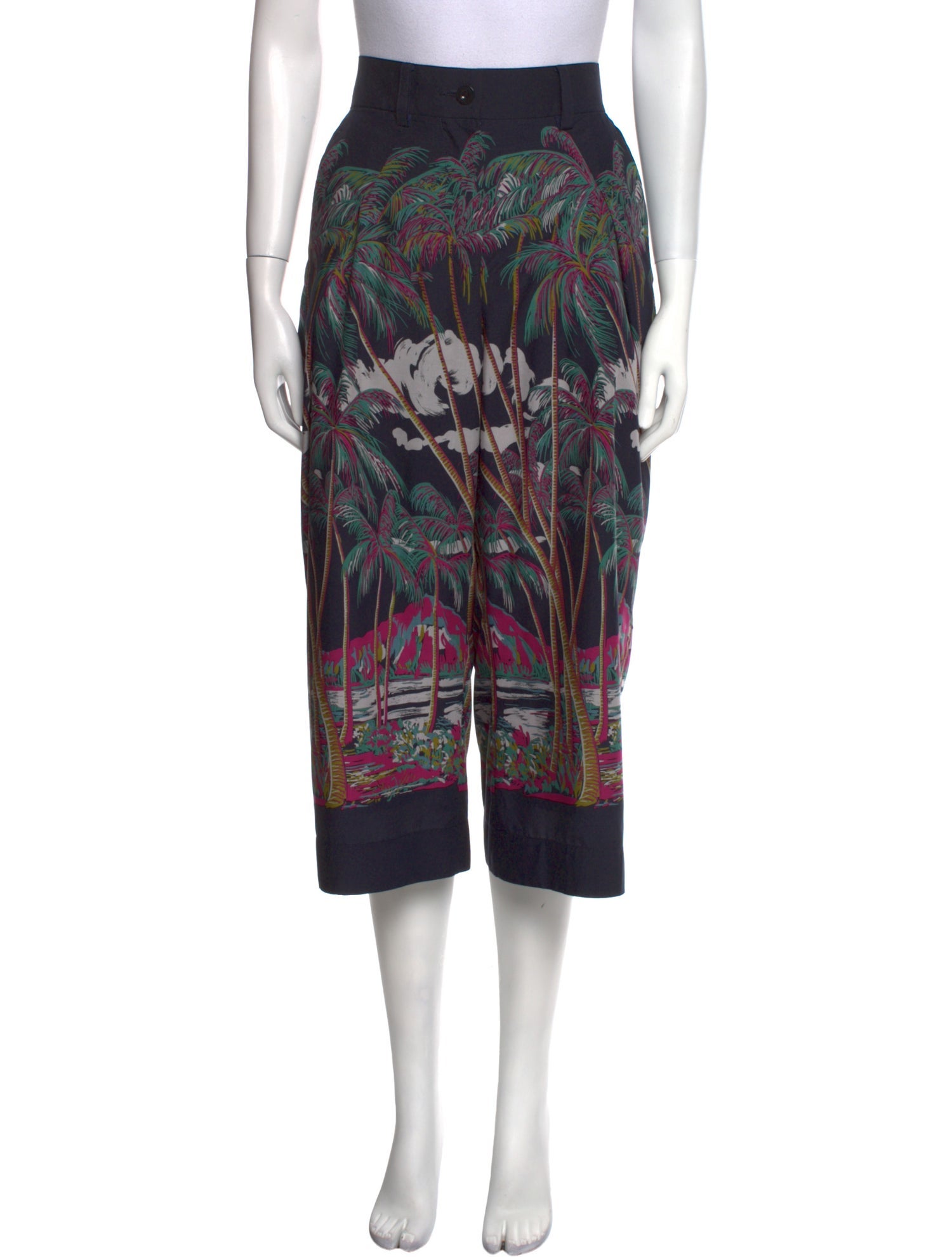 Sacai x Sun Surf Printed Wide Leg Pants
