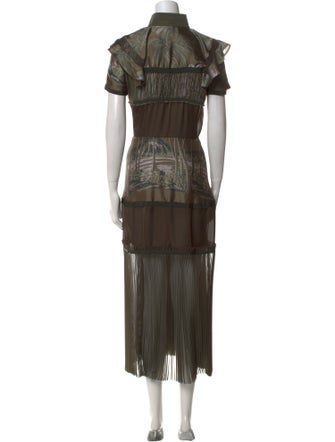 Sacai x Sun Surf Printed Long Dress