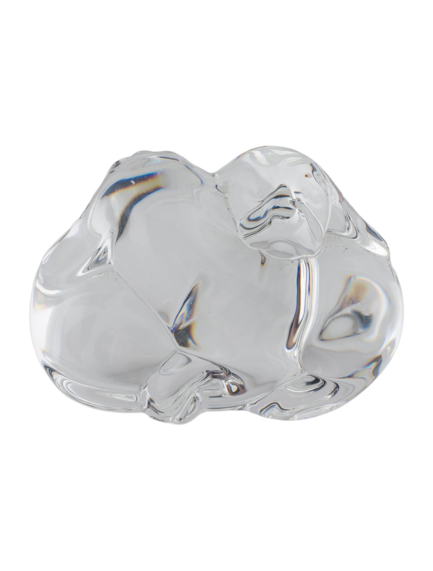 Steuben Crystal Puppy Love Figurine