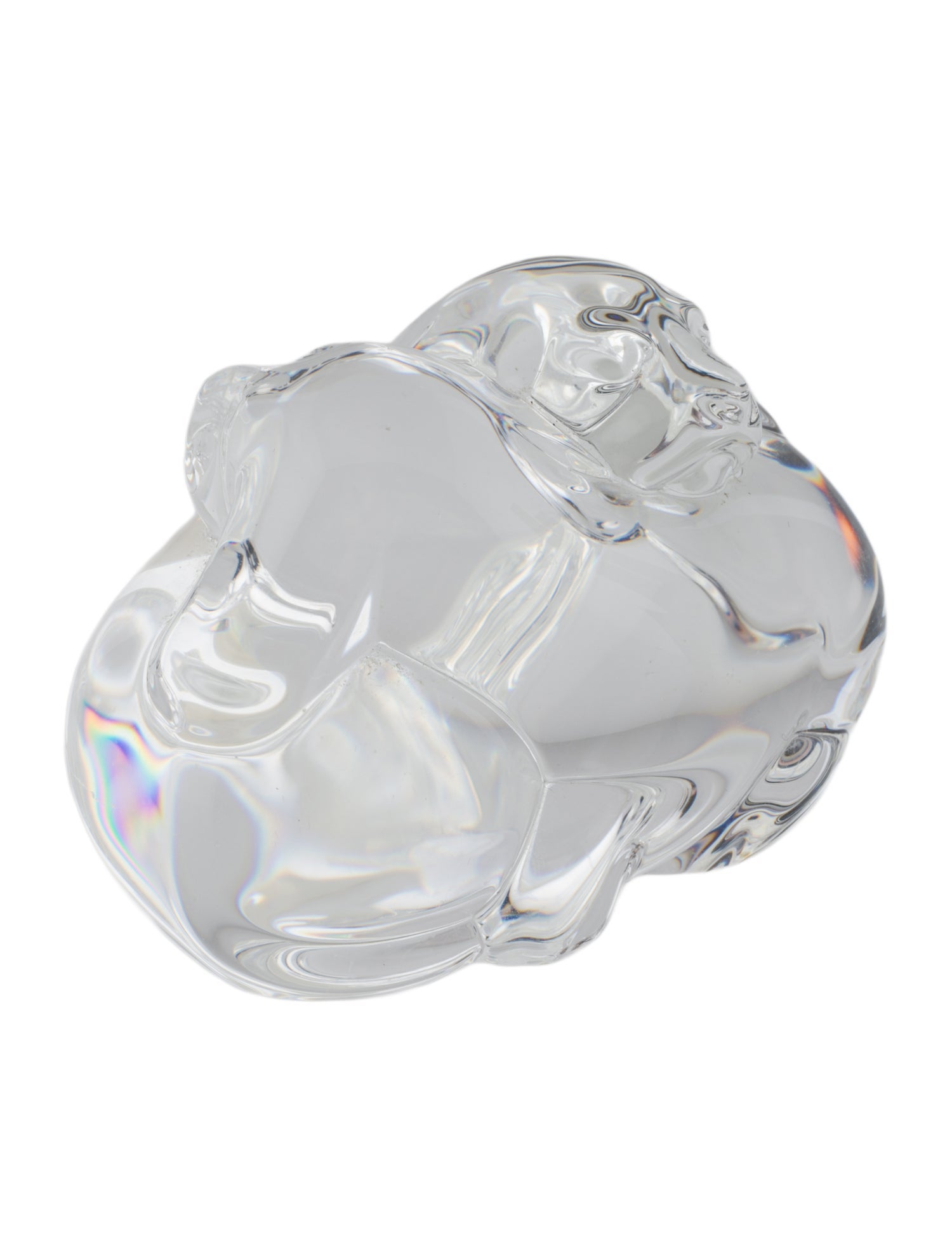 Steuben Crystal Puppy Love Figurine
