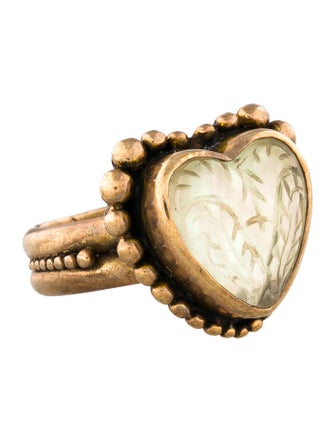 Stephen Dweck Mother of Pearl Heart Ring