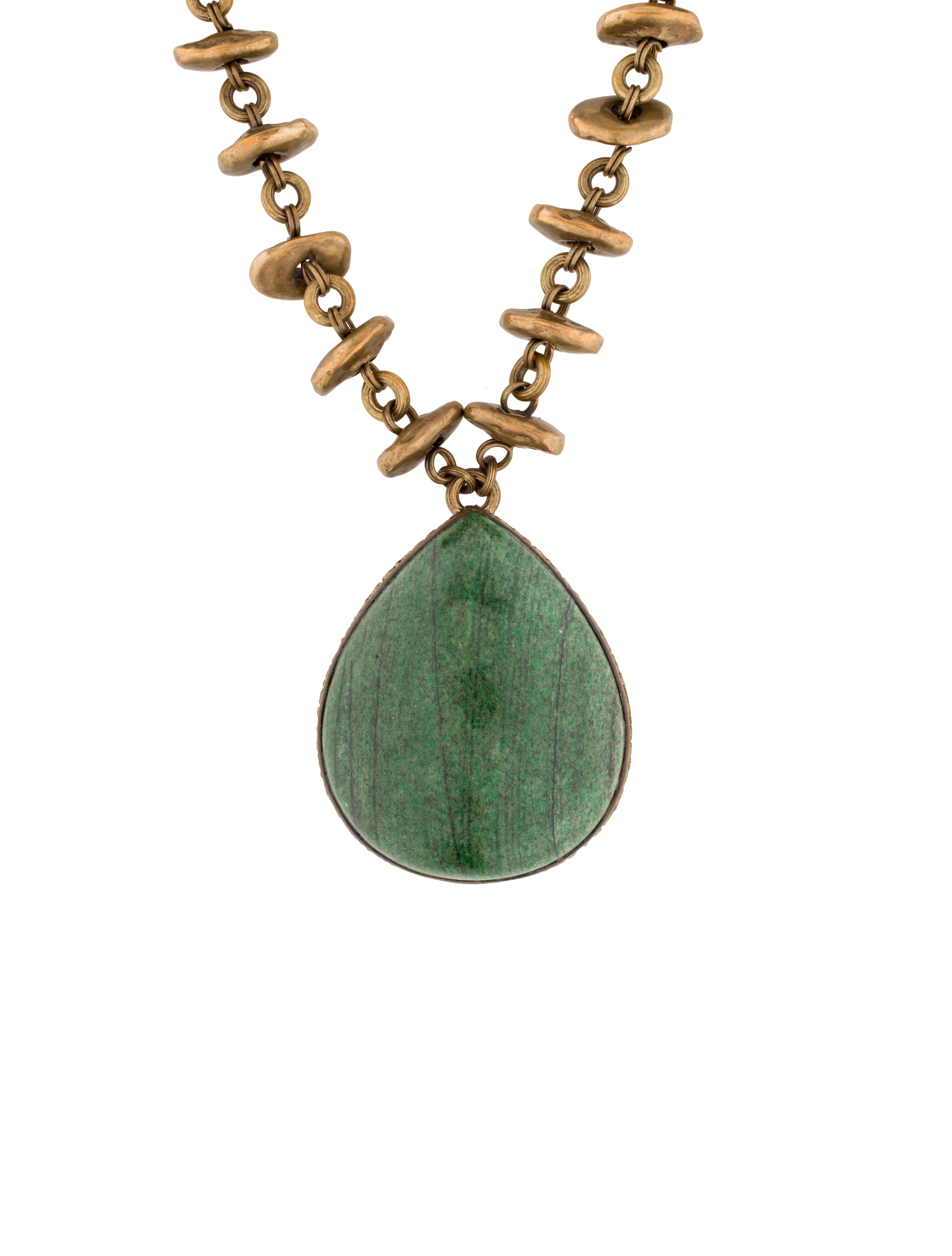 Stephen Dweck Jasper Pendant Necklace Necklaces STD21142 The RealReal