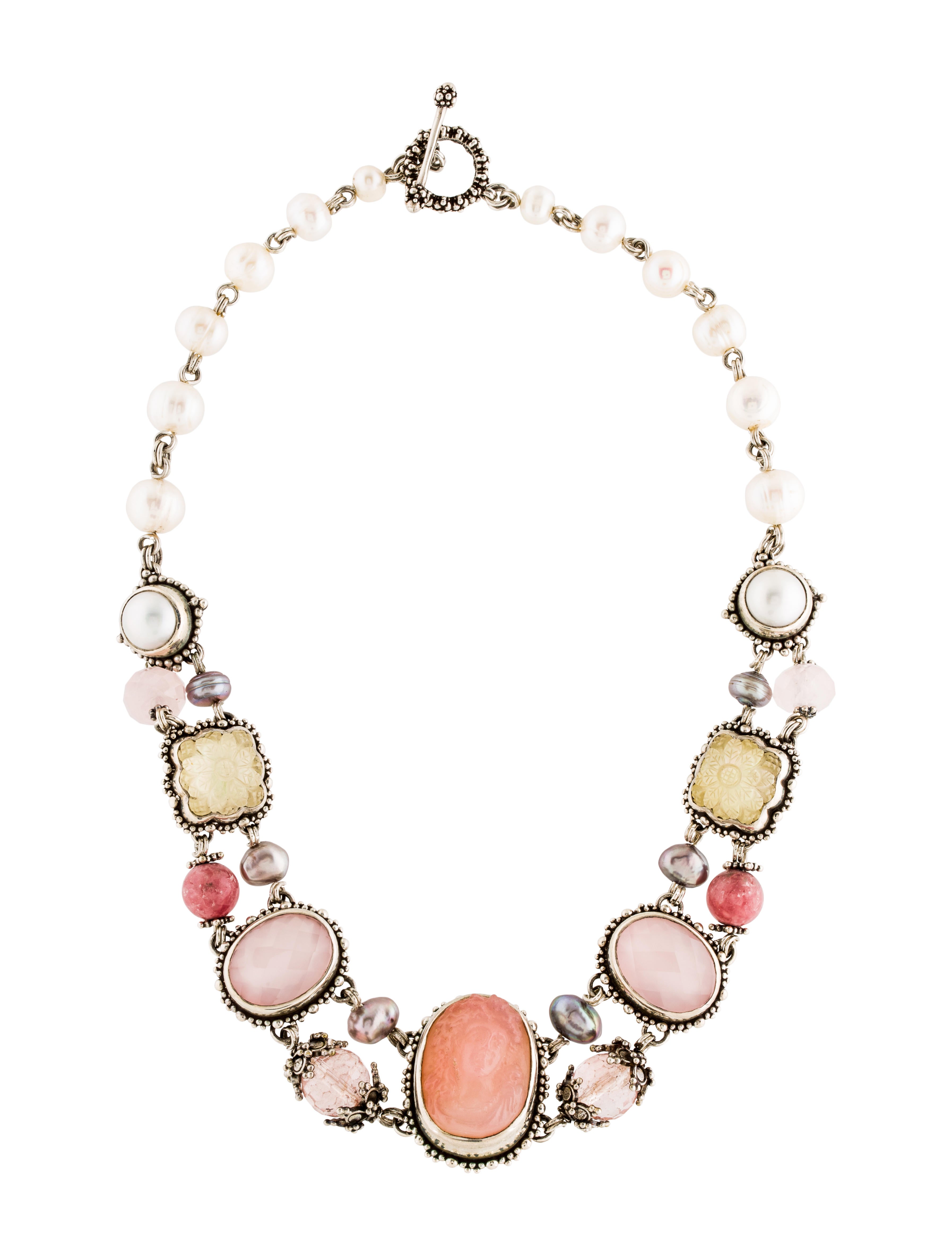 Stephen Dweck Multi-Stone Collar Necklace