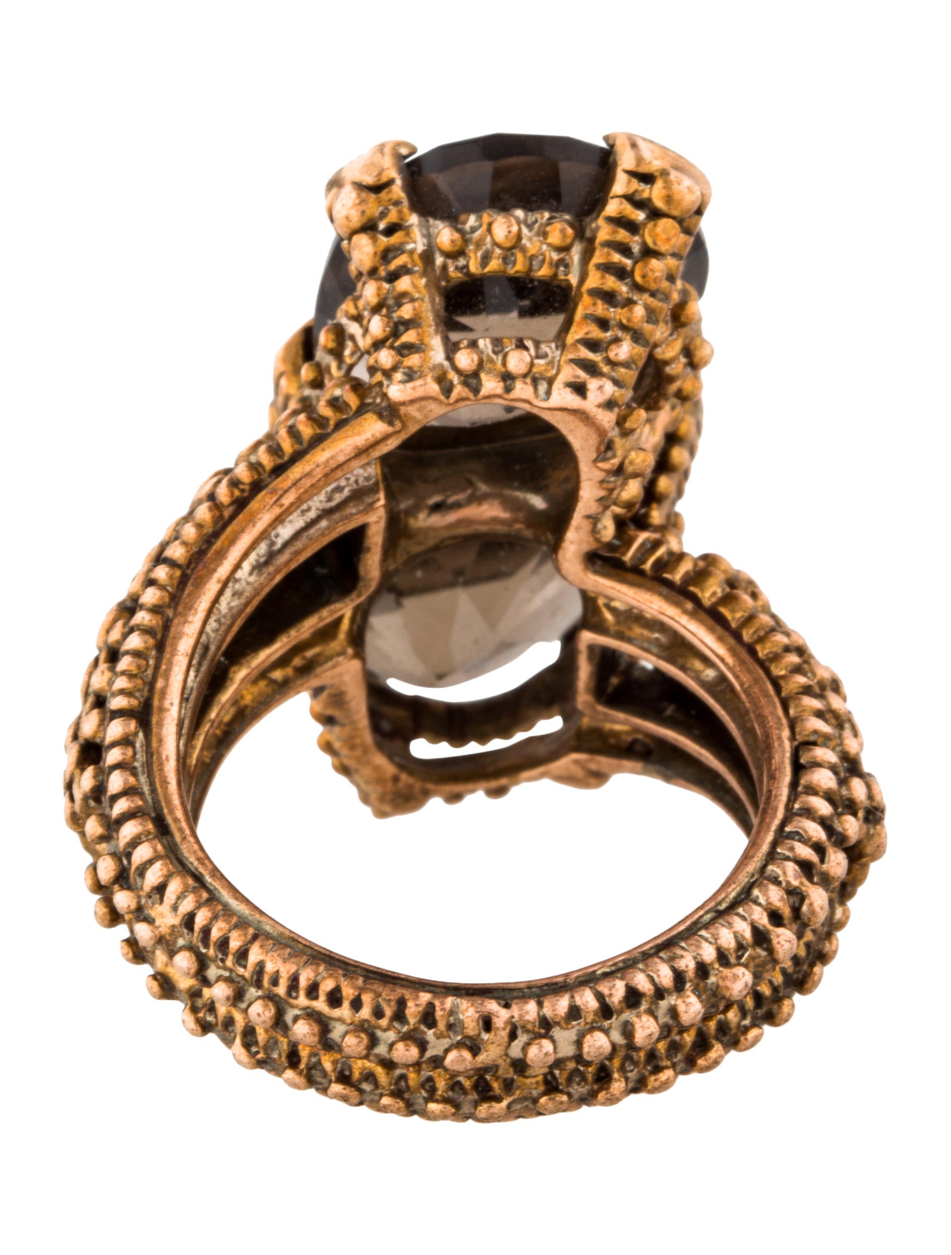 Stephen Dweck Smoky Quartz Cocktail Ring Rings STD22384 The RealReal