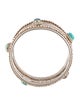 Stephen Dweck Multistone & Pearl Bangle Set
