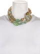 Stephen Dweck Carved Bead Multistone Necklace