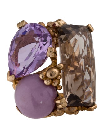 Stephen Dweck Mulitstone Cocktail Ring