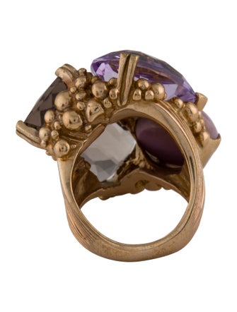 Stephen Dweck Mulitstone Cocktail Ring