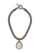Stephen Dweck Carved Mother-Of-Pearl Pendant Necklace