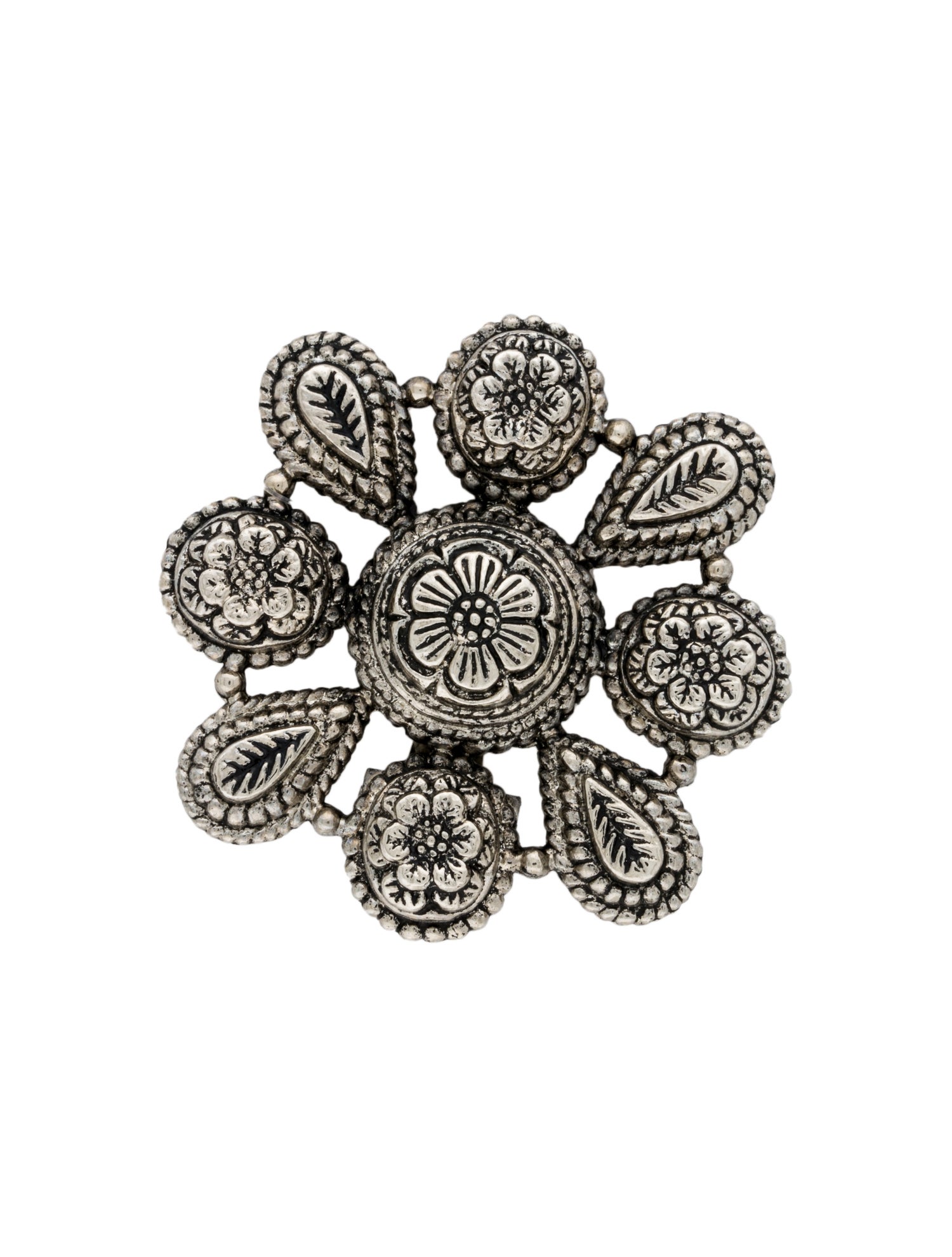 Stephen Dweck Floral Dress Clip