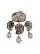 Stephen Dweck One Of A Kind Rutilated Quartz Pendant Brooch