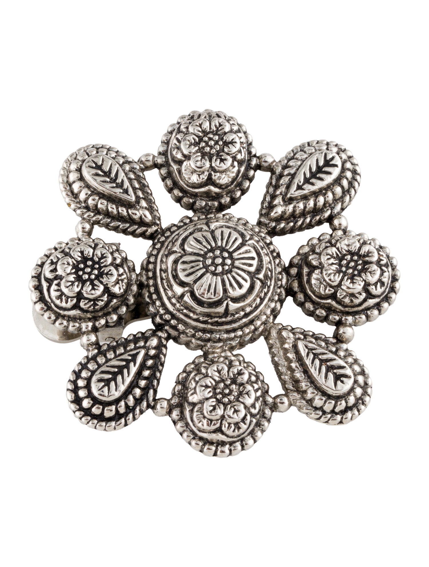 Stephen Dweck Floral Dress Clip