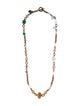 Stephen Dweck Pearl & Multi Stone Collar Necklace