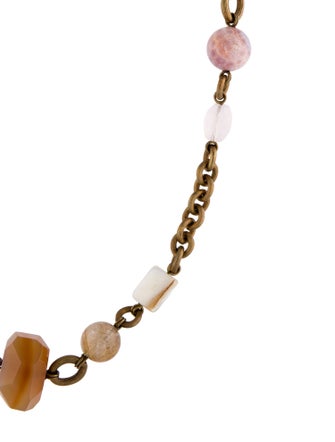 Stephen Dweck Pearl & Multi Stone Collar Necklace