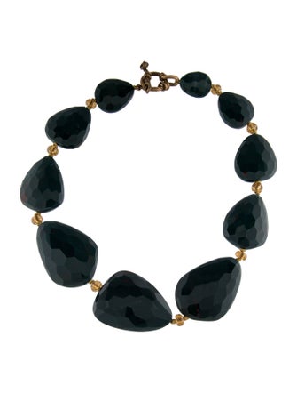 Stephen Dweck Cord Beaded Collar Necklace