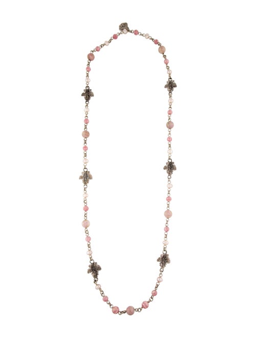 Stephen Dweck Pearl & Stone Beaded Necklace