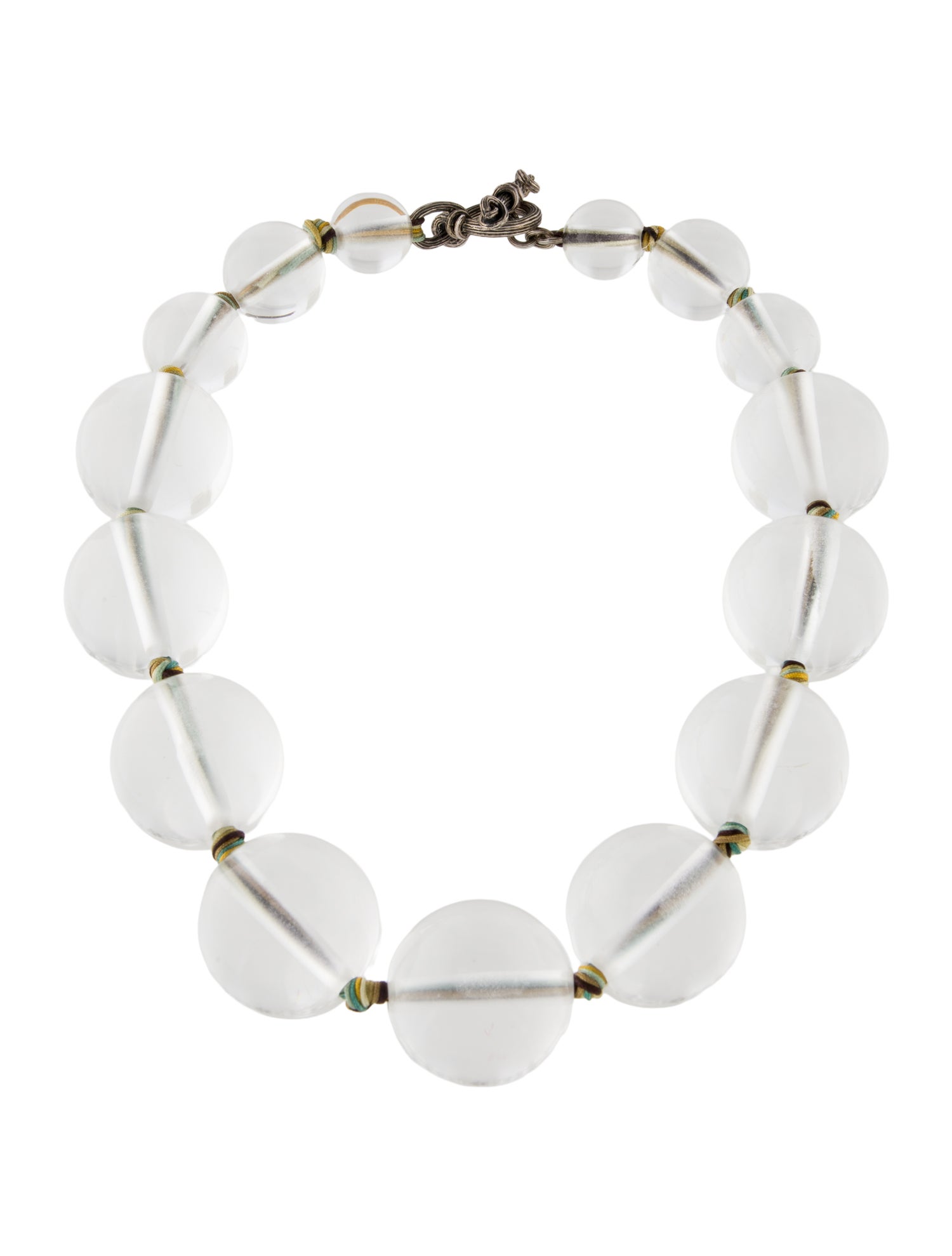 Stephen Dweck Quartz Bead Strand Necklace