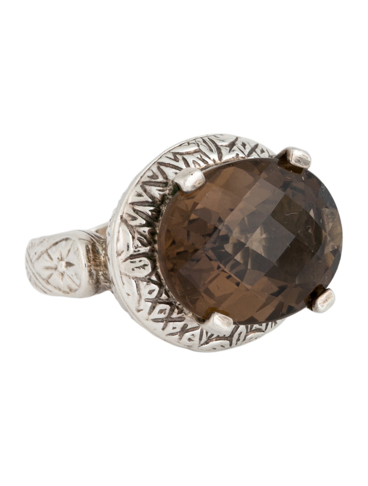 Stephen Dweck Smoky Quartz Cocktail Ring