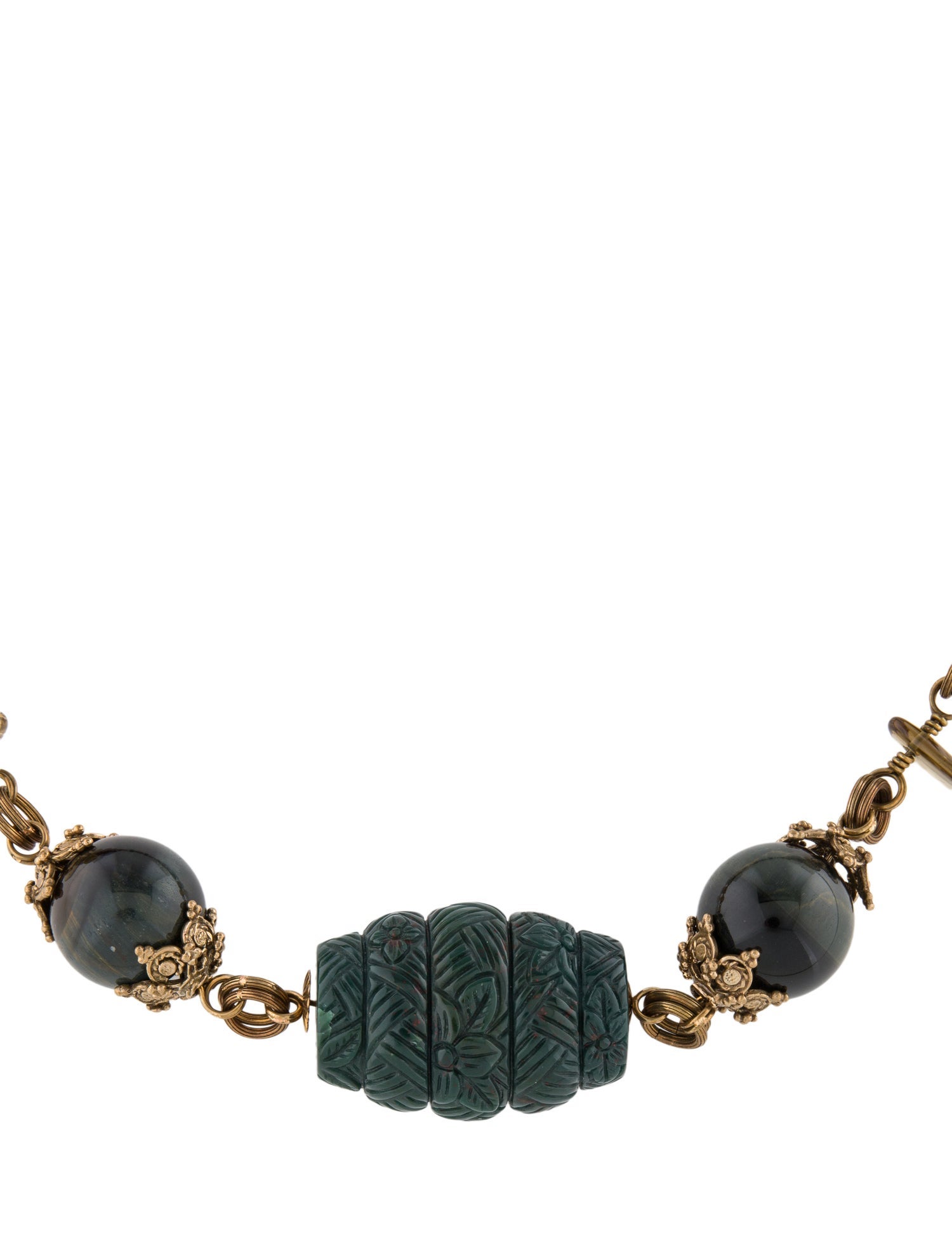 Stephen Dweck Amber Stoned Long Necklace