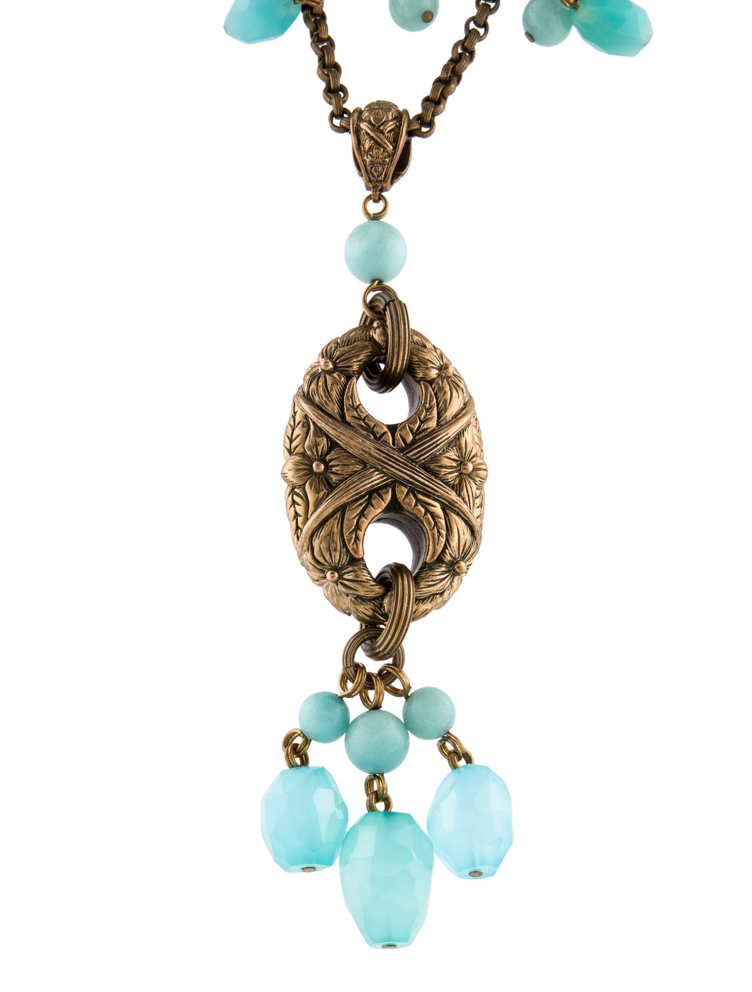 Stephen Dweck Multi-Stone Pendant Necklace