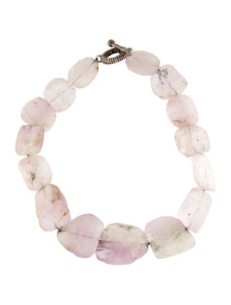 Stephen Dweck Kunzite Beaded Necklace