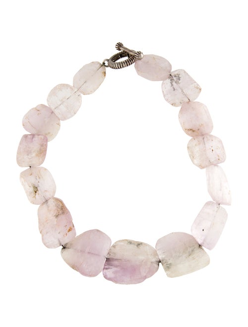 Stephen Dweck Kunzite Beaded Necklace