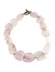 Stephen Dweck Kunzite Beaded Necklace