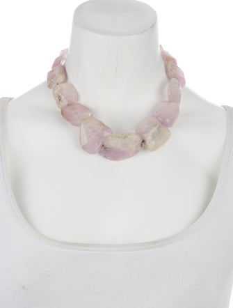 Stephen Dweck Kunzite Beaded Necklace