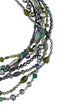 Stephen Dweck Dyed Pearl & Multistone Multistrand Necklace
