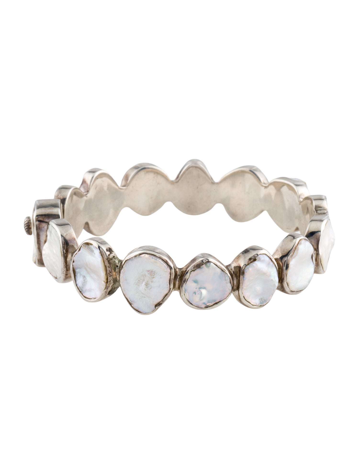 Stephen Dweck Pearl Bangle Bracelet