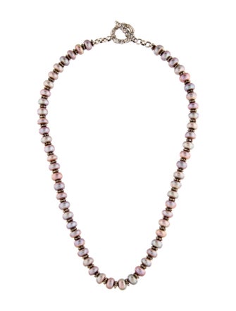 Stephen Dweck Dyed Pearl Bead Strand Necklace