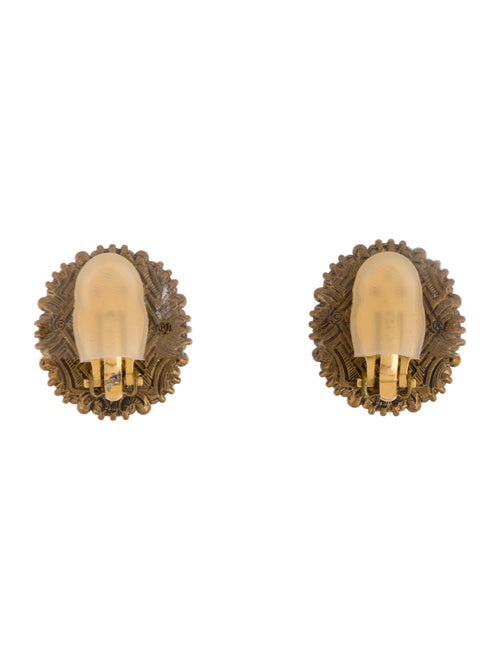 Stephen Dweck Multicolor Stone Clip On Earrings