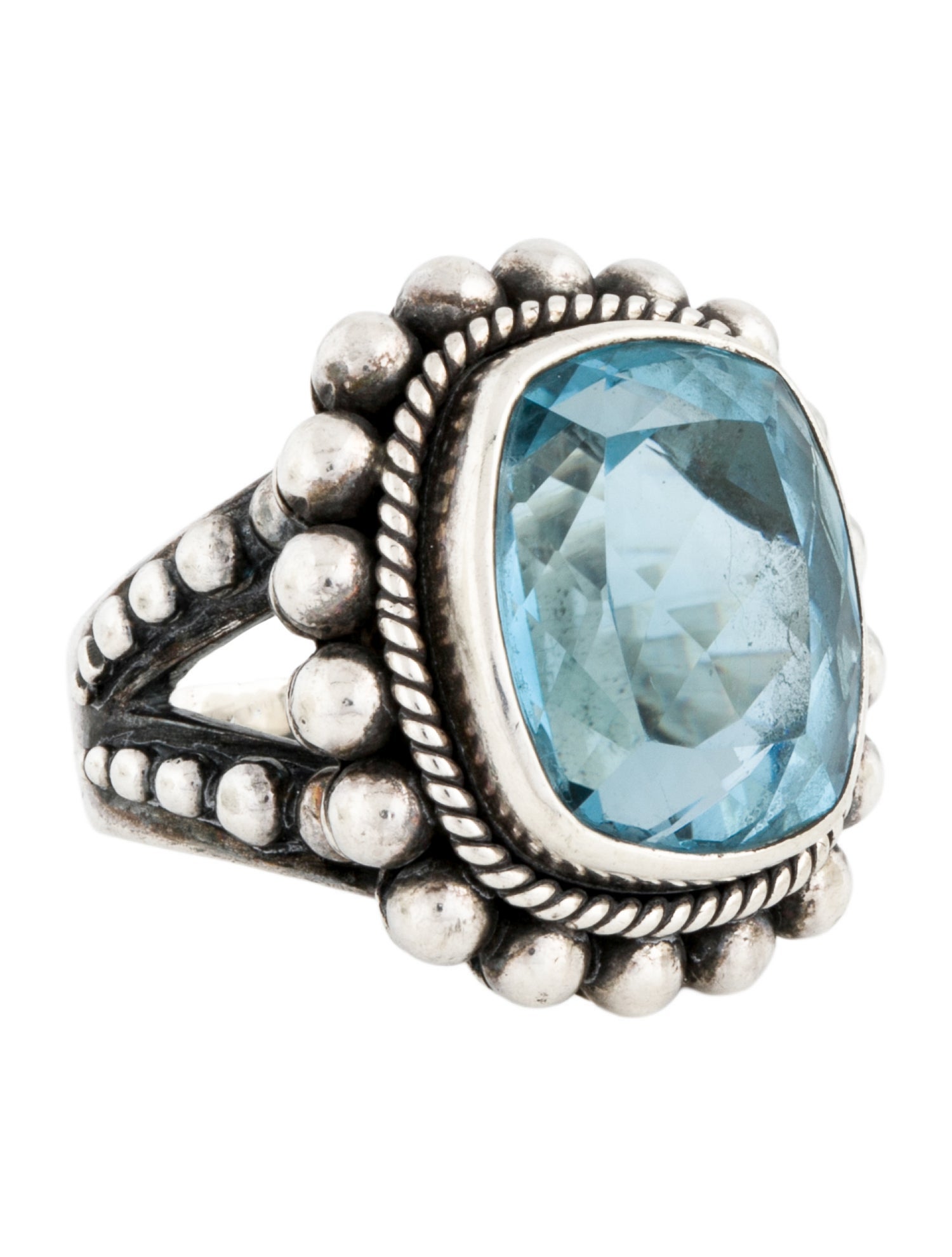 Stephen Dweck Topaz Cocktail Ring