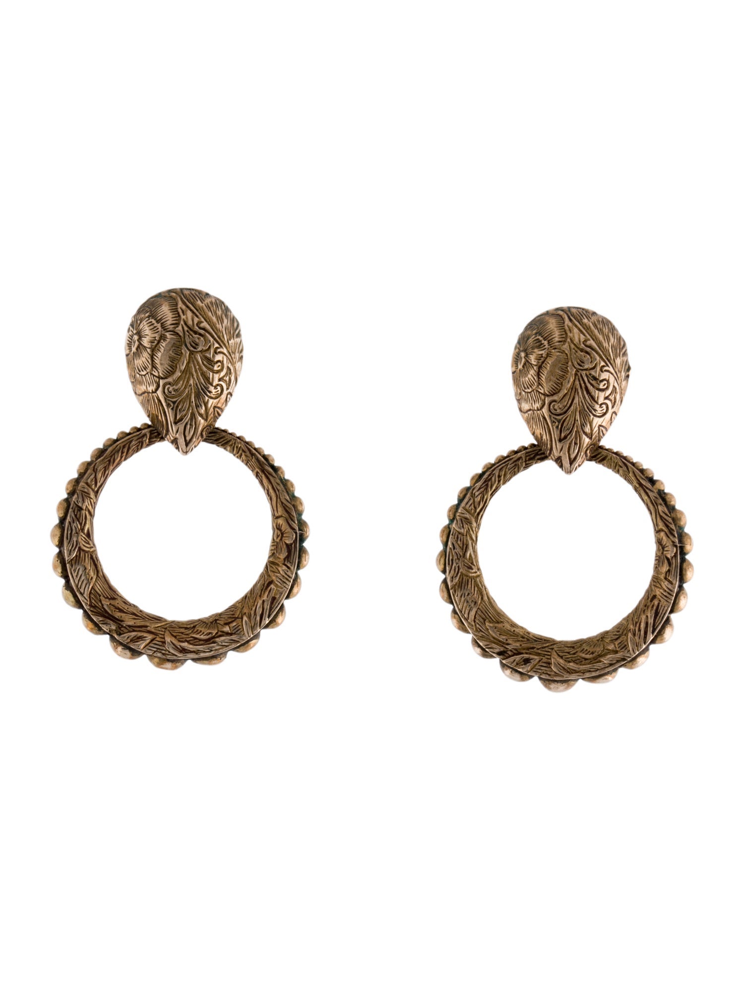 Stephen Dweck Door Knocker Earclip Earrings
