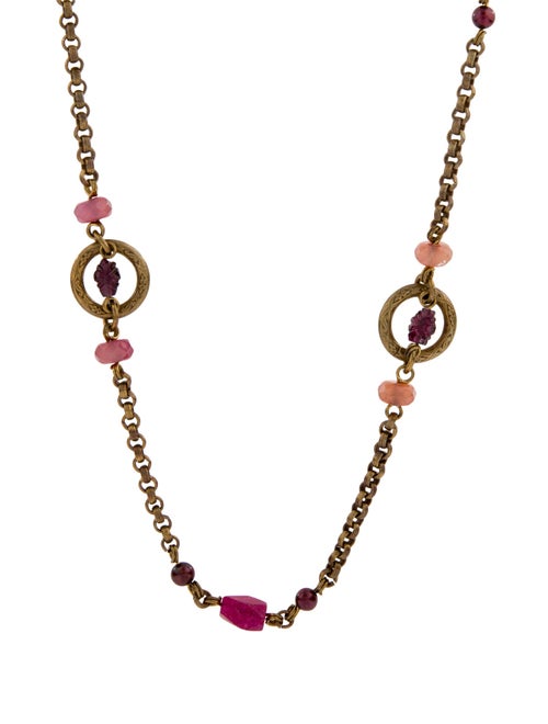 Stephen Dweck Beaded Station Necklace