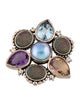 Stephen Dweck Multi-Stone Fancy Brooch Pin