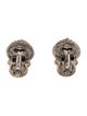 Stephen Dweck Smoky Quartz & Moonstone Clip-On Earrings