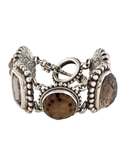 Stephen Dweck Mother Of Pearl & Multistone Station Bracelet