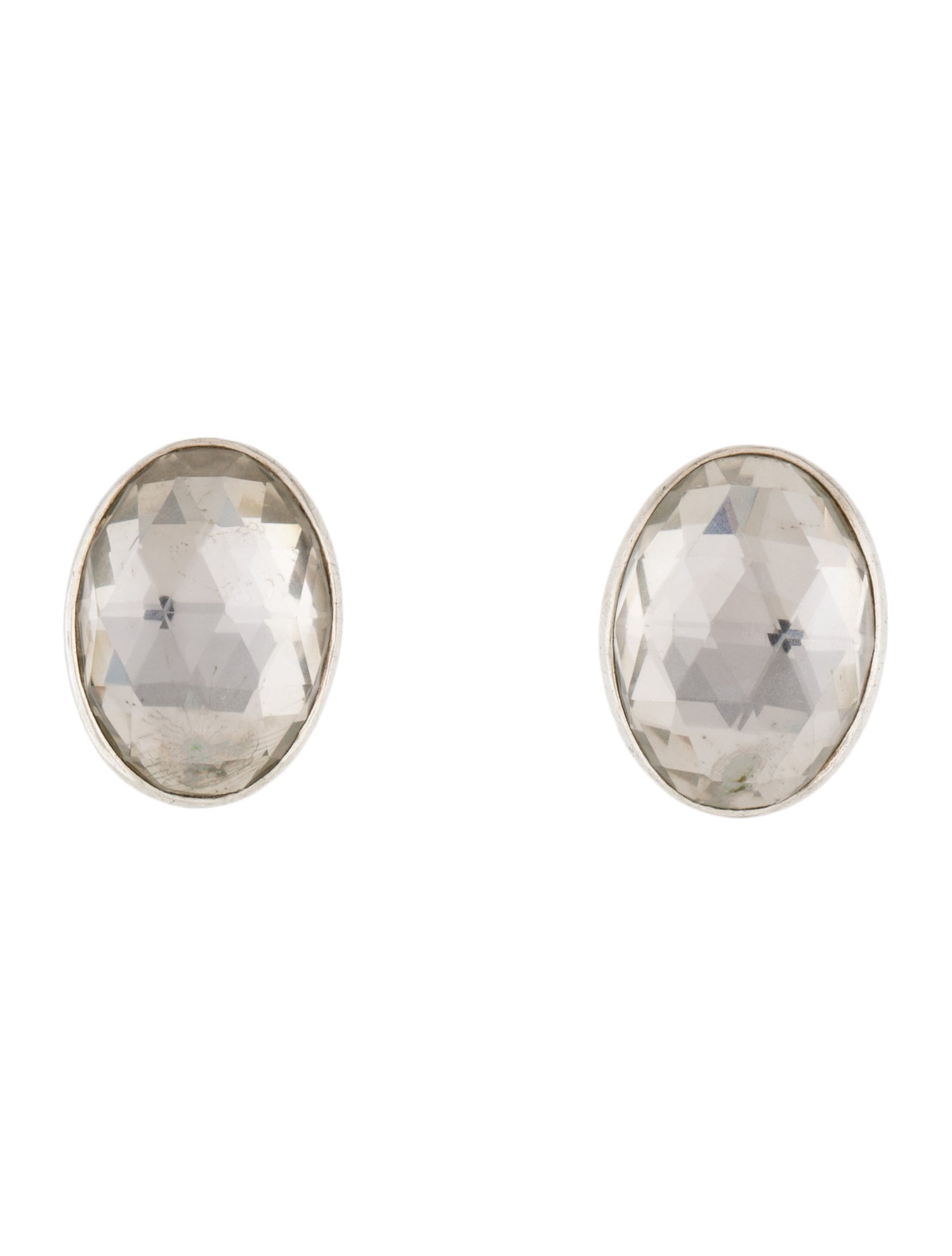 Stephen Dweck Quartz Clip-On Earrings