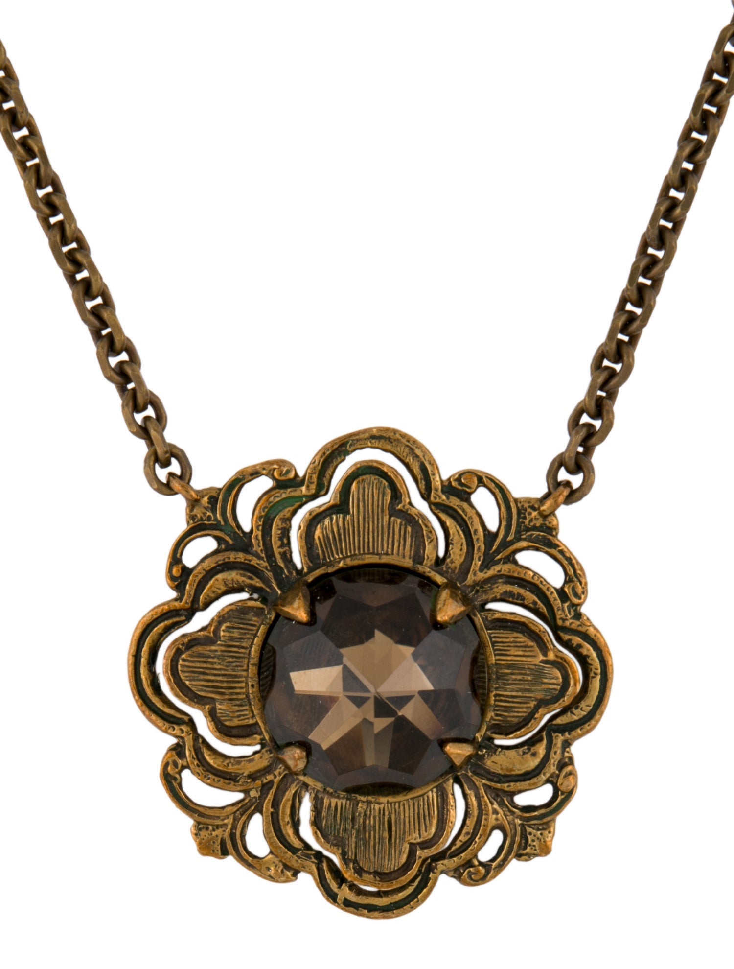 Stephen Dweck Crystal Pendant Necklace