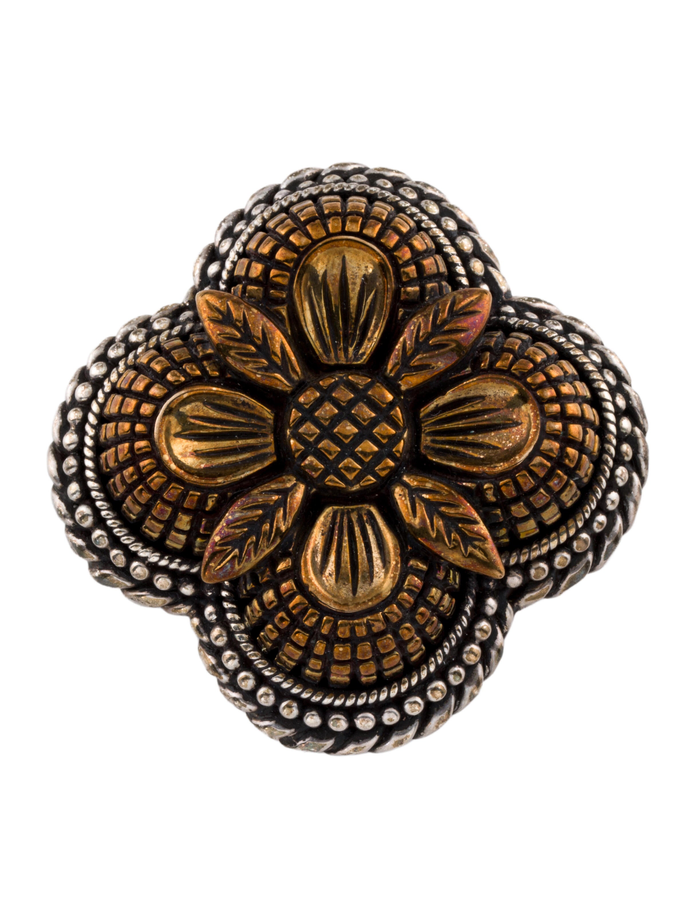Stephen Dweck Flower Pin Brooch