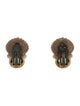 Stephen Dweck Stone & Resin Clip-On Earrings