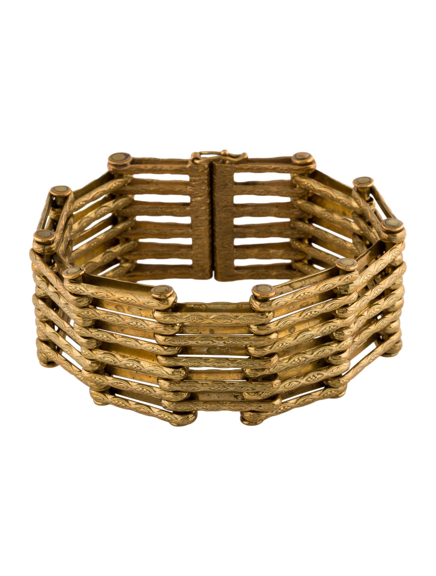 Stephen Dweck Wide Cutout Link Bracelet