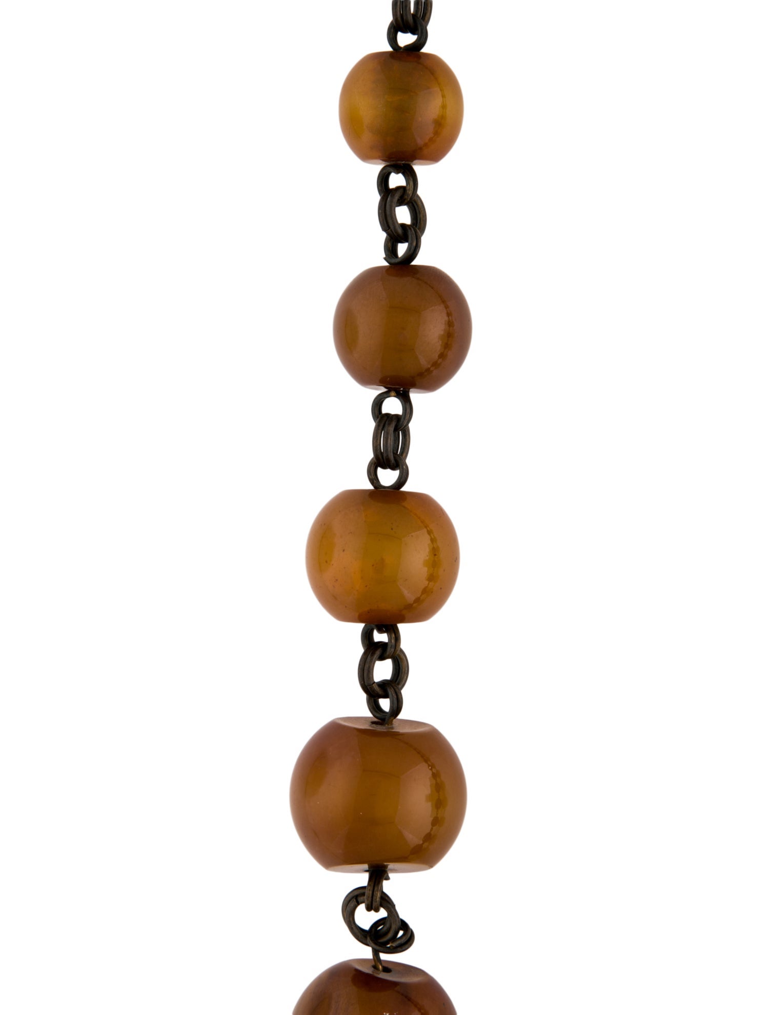 Stephen Dweck Wood & Resin Bead Necklace