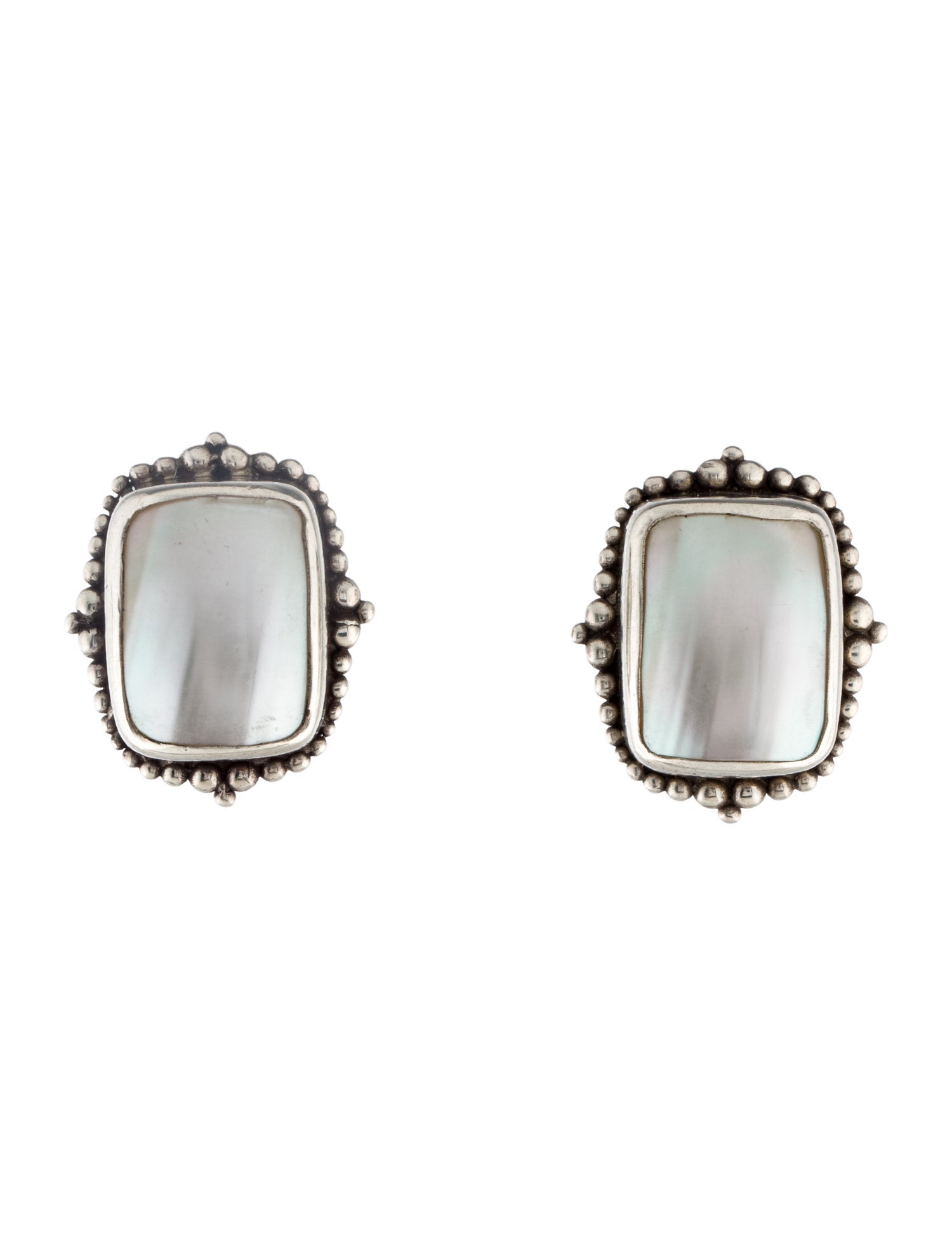 Stephen Dweck Mother Of Pearl Clip On Earrings