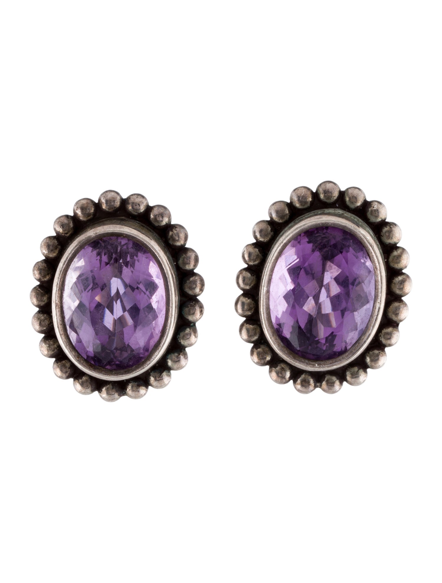 Stephen Dweck Amethyst Clip-On Earrings