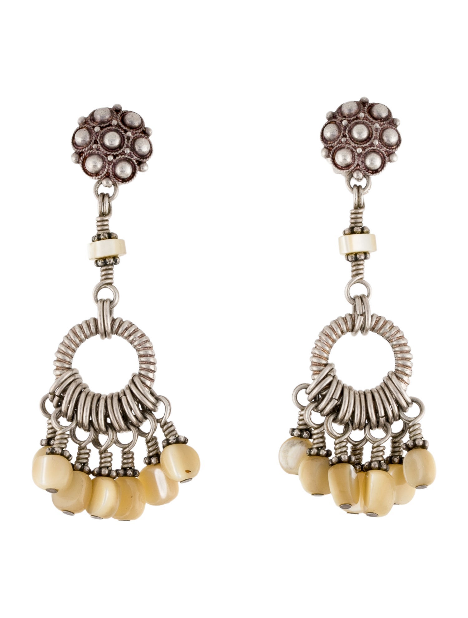 Stephen Dweck Mother Of Pearl Drop Earrings