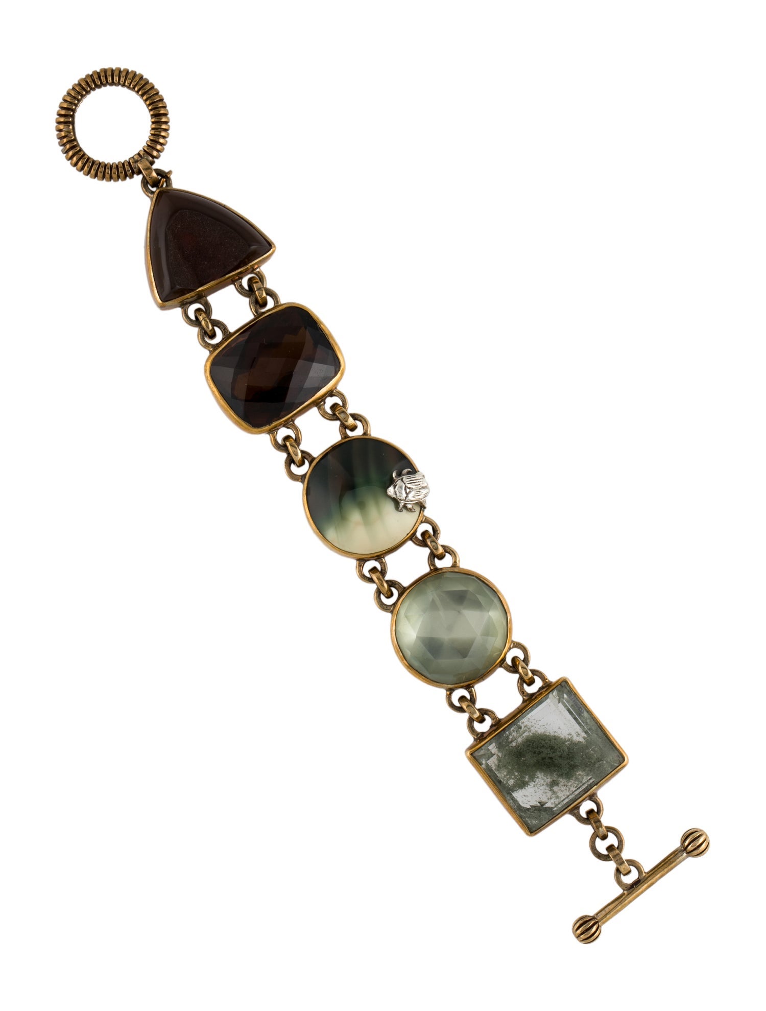 Stephen Dweck Multi-Stone 'One-Of-A-Kind' Link Bracelet