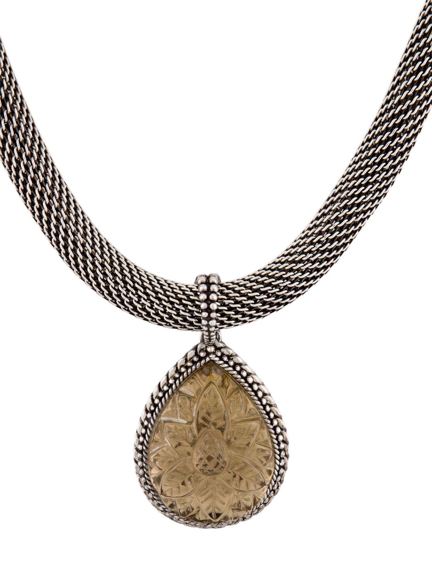 Stephen Dweck Stone Pendant Necklace